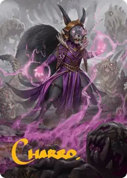1 x Liliana of the Dark Realms (51/54) Art Card - Gold-Stamped Signature - Art S - Image 1