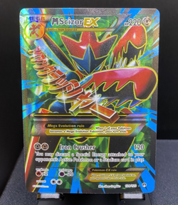 M Scizor EX 120/122 Full Art Holo Card Pokemon TCG XY Breakpoint Ultra Rare - Image 1