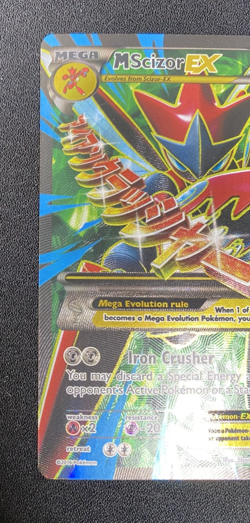 M Scizor EX 120/122 Full Art Holo Card Pokemon TCG XY Breakpoint Ultra Rare - Image 4