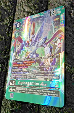 Digimon Card Zephagamon Ace BT20-101 Secret Rare Special Booster 2.5 - Image 2