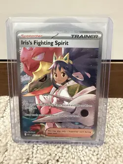 Pokemon Iris's Fighting Spirit 180/159 Ultra Rare Holo Trainer Sv09 Card - Image 1