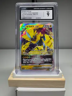 CGC 9 Zeraora VSTAR 042/172 – Japanese VSTAR Universe Pokemon Card - Image 1