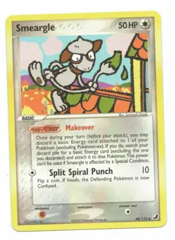 Pokemon Card: Smeargle 48/115 EX Unseen Forces Set! - Image 1