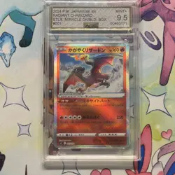 Pokemon TCG Radiant Charizard (001/038) Stellar Miracle Holo AGS 9.5 Dragon Card - Image 1