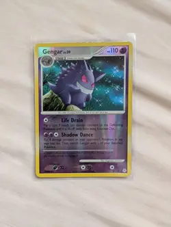 Pokemon Gengar Reverse Holo Card 27/130 Diamond and Pearl MP - Image 1