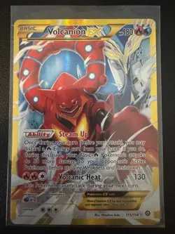 Volcanion EX - 115/114 - Pokemon Card TCG Steam Siege XY Secret Rare Card LP - Image 1