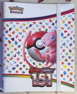 Scarlet Violet 151 Binder Pokemon Cards TCG Nintendo Empty Folder slight damage - Image 1