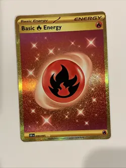 Basic Fire Energy 230/197 SV03: Obsidian Flames Holo Hyper Rare Pokemon Card - Image 1