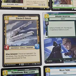 Star Wars Unlimited Card Lot Of 51 TCG 1 Legendary 14 Rare 36 Uncommon - Image 2