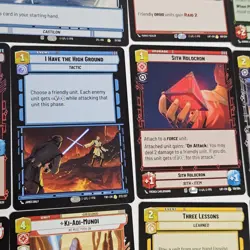 Star Wars Unlimited Card Lot Of 51 TCG 1 Legendary 14 Rare 36 Uncommon - Image 3