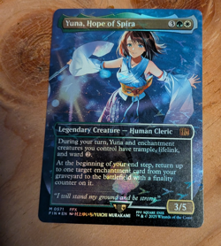 MTG Yuna Hope of Spira, Chocobo Track FOIL NM - Image 1