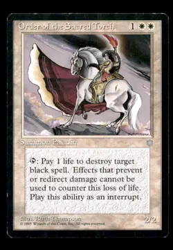 Order of the Sacred Torch LP Light Play Ice Age MTG [6791] - Image 1