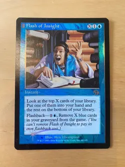 MTG Foil Flash of Insight Judgment (No.1) EXC - Image 1