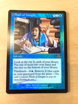 MTG Foil Flash of Insight Judgment (No.2) EXC - Image 1