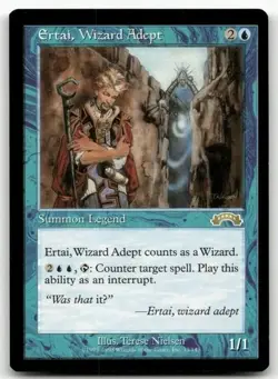 Ertai, Wizard Adept #33 (NM) Exodus EXO Magic MTG - Image 1