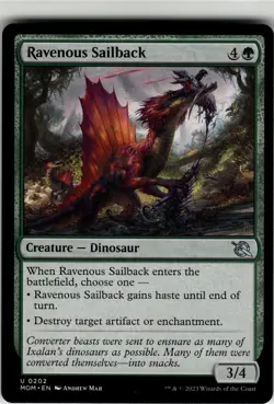 RAVENOUS SAILBACK March of the Machine #202 MOM(NM+)(MTG) - Image 1