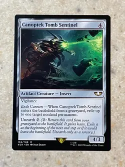 MTG NM Camoptek Tomb Sentinel [Warhammer 40k] - Image 1