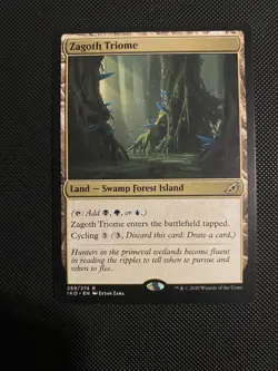 MTG Magic the Gathering Zagoth Triome (259/274) Ikoria Lair of Behemoths NM - Image 1