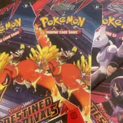 Pokemon Lot Of 4Scarlet & Violet Destined Rivals Sleeved Packs BRAND NEW &Sealed - Image 3