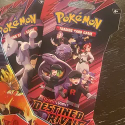Pokemon Lot Of 4Scarlet & Violet Destined Rivals Sleeved Packs BRAND NEW &Sealed - Image 5