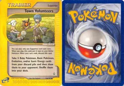 Town Volunteers 136/147 Uncommon Aquapolis Pokemon HP - Image 3