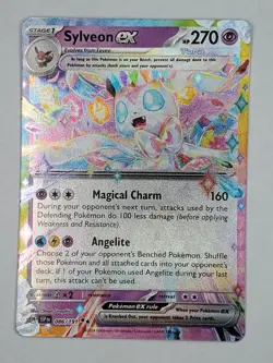 Sylveon ex 086/191 Holo Double Rare SV08: Surging Sparks NM English Pokemon - Image 1