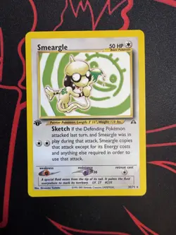 2001 Pokemon Neo Discovery Smeargle 1st Edition #30/75 Non-Holo - Image 1