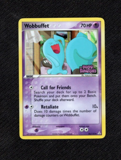 2006 Pokemon Wobbuffet Reverse Holo Stamped EX Holon Phantoms 56/110 - Image 1
