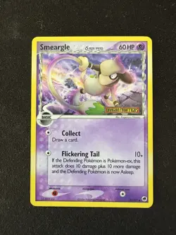 Smeargle 39/101 Stamp EX Dragon Frontiers Pokemon Delta Species Reverse Holo MP - Image 1