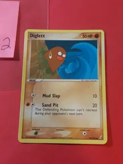 2006 Pokemon EX Crystal Guardians #50 Diglett, C, NF/H, cd2 - Image 1