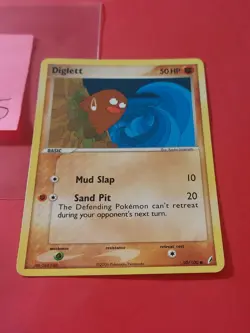 2006 Pokemon EX Crystal Guardians #50 Diglett, C, NF/H, cd5 - Image 3
