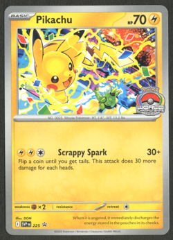 Pokemon TCG: Pikachu 225 World Championship 2025 Scarlet & Violet Promo - Image 1