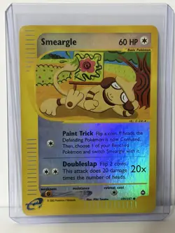 Pokemon Smeargle 109/147 Aquapolis Reverse Holo NM - Image 1