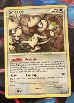 Smeargle 8/90 Holo Rare Pokemon TCG Undaunted MP Vintage - Image 1