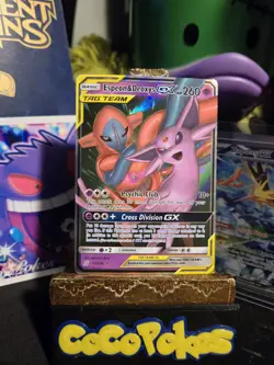 2019 Pokemon TCGUnified Minds - Espeon and Deoxys GX 72/236 Tag Team - NM - Image 2