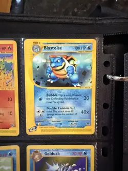 Pokemon 2002 Expedition Blastoise Non-Holo Rare, Mint Condition - Image 3