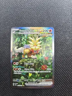 Pokemon TCG Gouging Fire EX Scarlet & Violet Temporal Forces 204/162 - Image 1