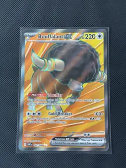 Pokemon: Bouffalant ex - 162/086 - SV: White Flare (WHT) Holo Ultra Rare - Image 1
