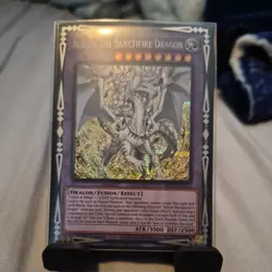 YuGiOh! Albion the Sanctifire Dragon MP24-EN082 Prismatic Secret Rare NM - Image 1