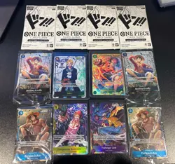One Piece TCG English ALT ART, PROMO, SEALED DON!!, SEC, SR Lot of 17 - Image 1