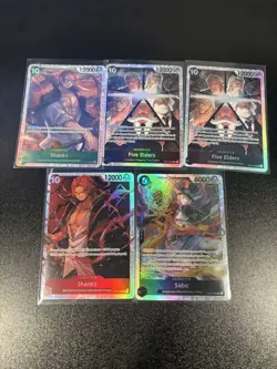 One Piece TCG English ALT ART, PROMO, SEALED DON!!, SEC, SR Lot of 17 - Image 2