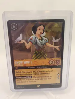 Disney Lorcana Snow White Well Wisher -COLD FOIL Rise Of The Floodborn Legendary - Image 2