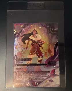 Disney Lorcana Pocahontas Peacekeeper Winterspell iconic Foil Card - Image 1