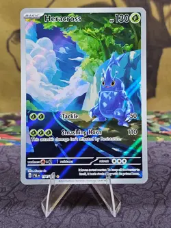 Heracross 194/193 Pokemon Paldea Evolved Illustration Rare Holo Card LP - Image 1