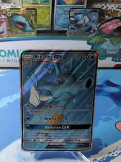 Kingdra GX - 66/70 - Pokemon Dragon Majesty Sun Moon Full Art Ultra Rare Card NM - Image 1