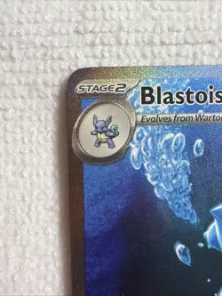 Pokemon TCG Blastoise EX Full Art Holo Card Scarlet & Violet-151 200/165 - Image 2