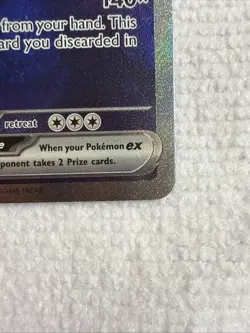 Pokemon TCG Blastoise EX Full Art Holo Card Scarlet & Violet-151 200/165 - Image 4