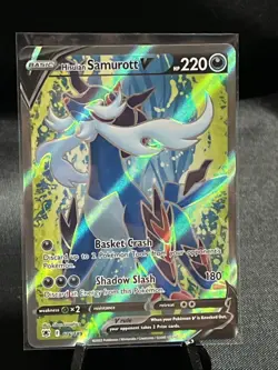 Hisuian Samurott V 176/189 Astral Radiance NM Full Art Pokemon Card - Image 2