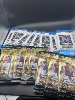 20 PACKS SB02 MANGA BOOSTER 02 DRAGON BALL SUPER Card Game Fusion World Japanese - Image 1