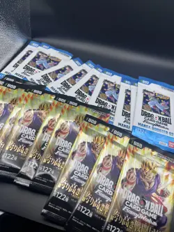 20 PACKS SB02 MANGA BOOSTER 02 DRAGON BALL SUPER Card Game Fusion World Japanese - Image 2